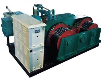 雙卷筒卷揚機的展示圖