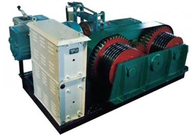 雙卷筒卷揚機的展示圖